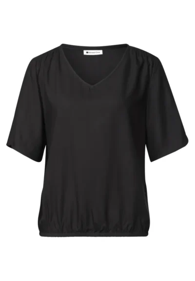 Street One Street One LTD QR V-neck Blouse w overlap