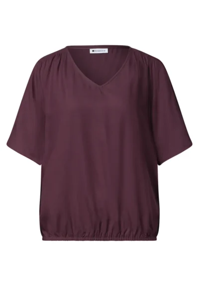 Street One Street One LTD QR V-neck Blouse w overlap