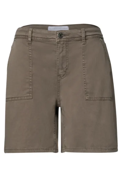 Street One Street One QR Style Shorts,hw,brown washe