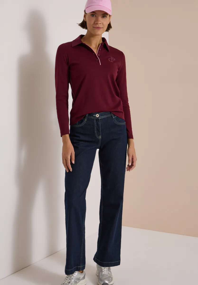 Cecil Solid Poloshirt 2 Cecil Cecil Solid Poloshirt