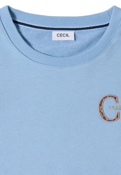Cecil Cecil Solid Sweatshirt w.embroidery