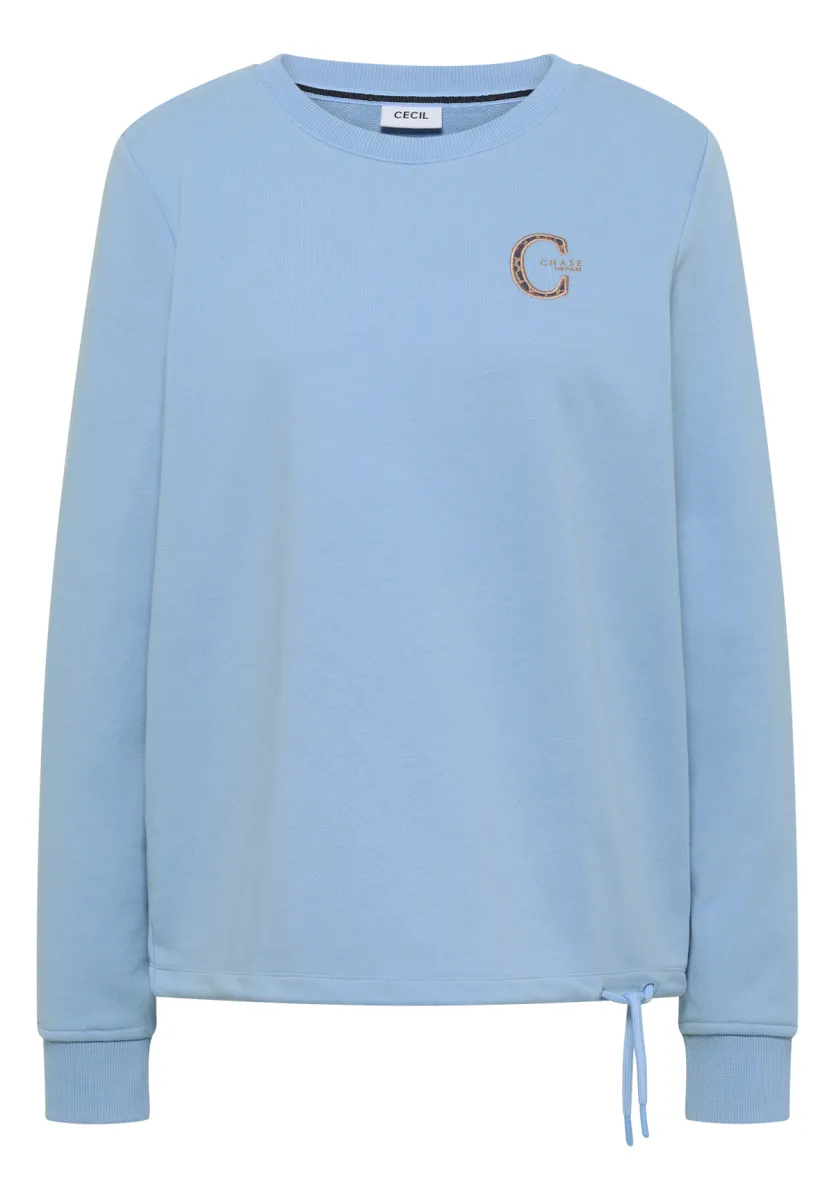 Cecil Cecil Solid Sweatshirt w.embroidery