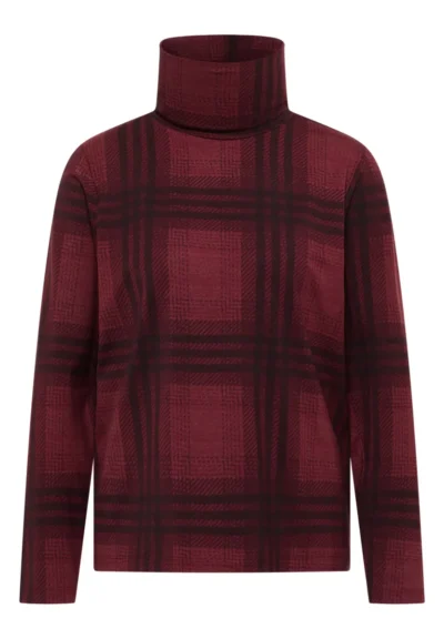 Cecil Cecil Check AOP Turtleneck