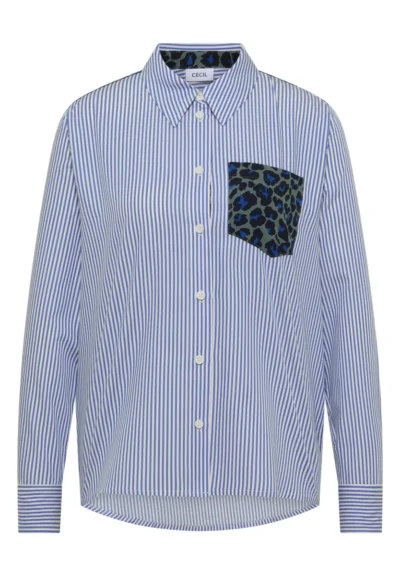 Cecil CBR Cecil TOS Stripe Print Mix Blouse