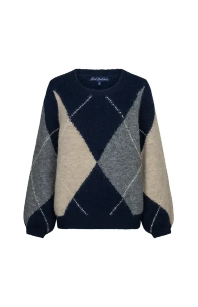 Red Button Red Button Argyle sweater