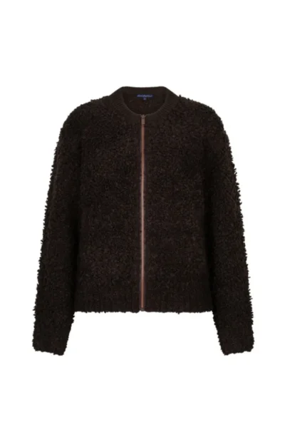 Red Button Red Button Bomber knit boucle