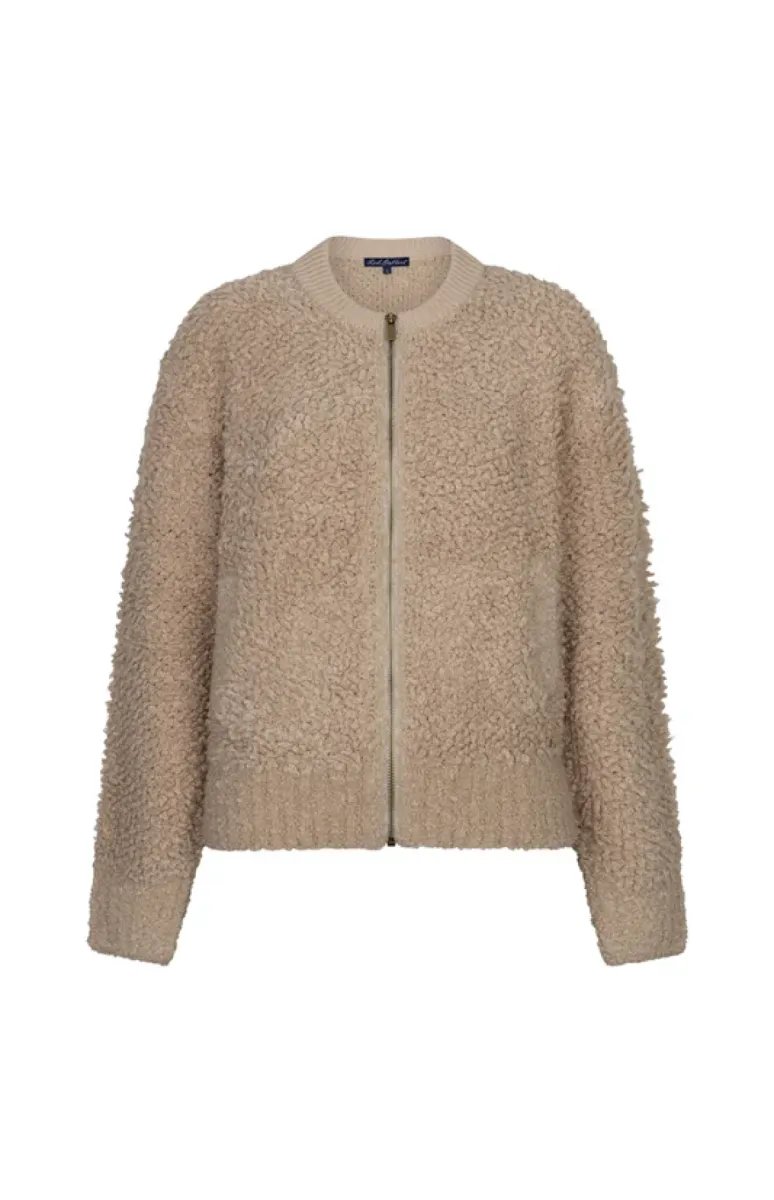 Red Button Bomber knit boucle 1 Red Button Red Button Bomber knit boucle