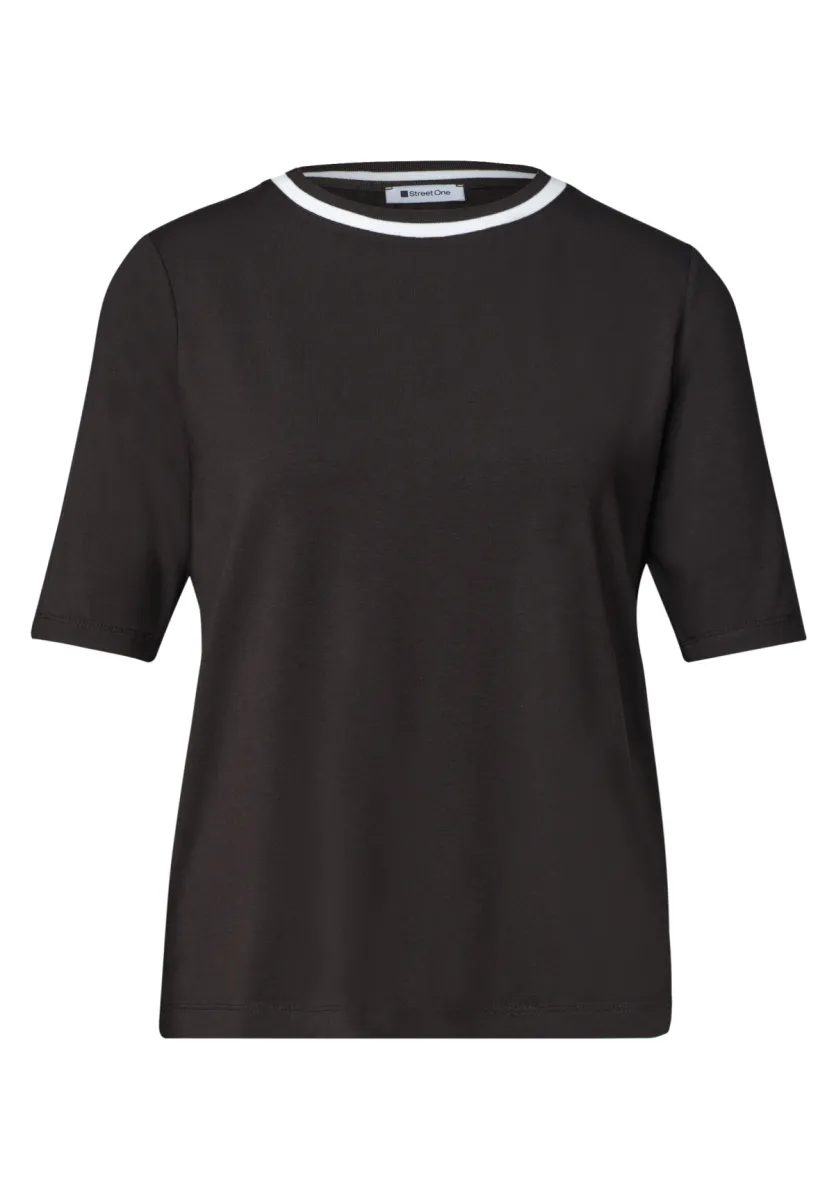 Street One Street One shirt w.kick stripe col