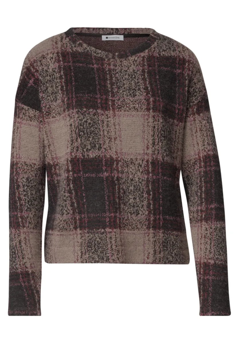 Street One Street One soft multi color check style
