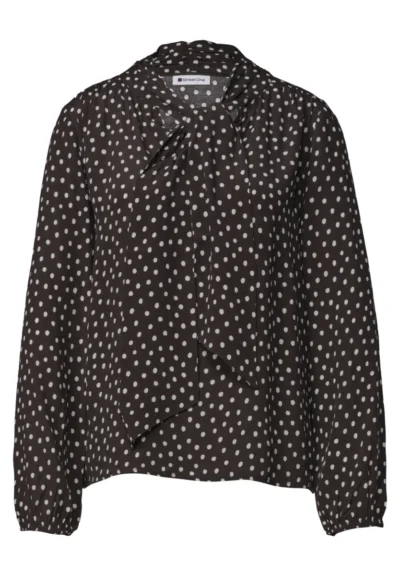 Street One Street One Printed blouse w tie detail
