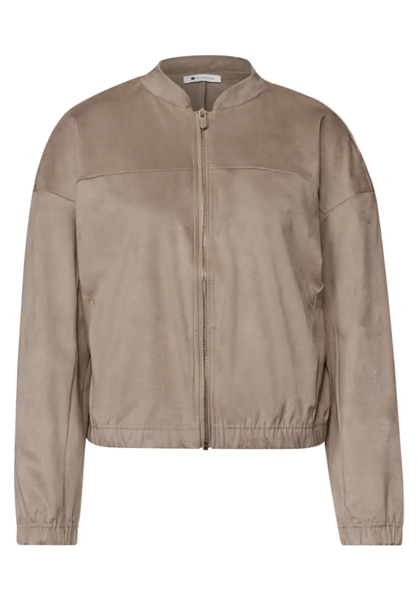 Street One Street One LTD QR velour jacket w.gathere