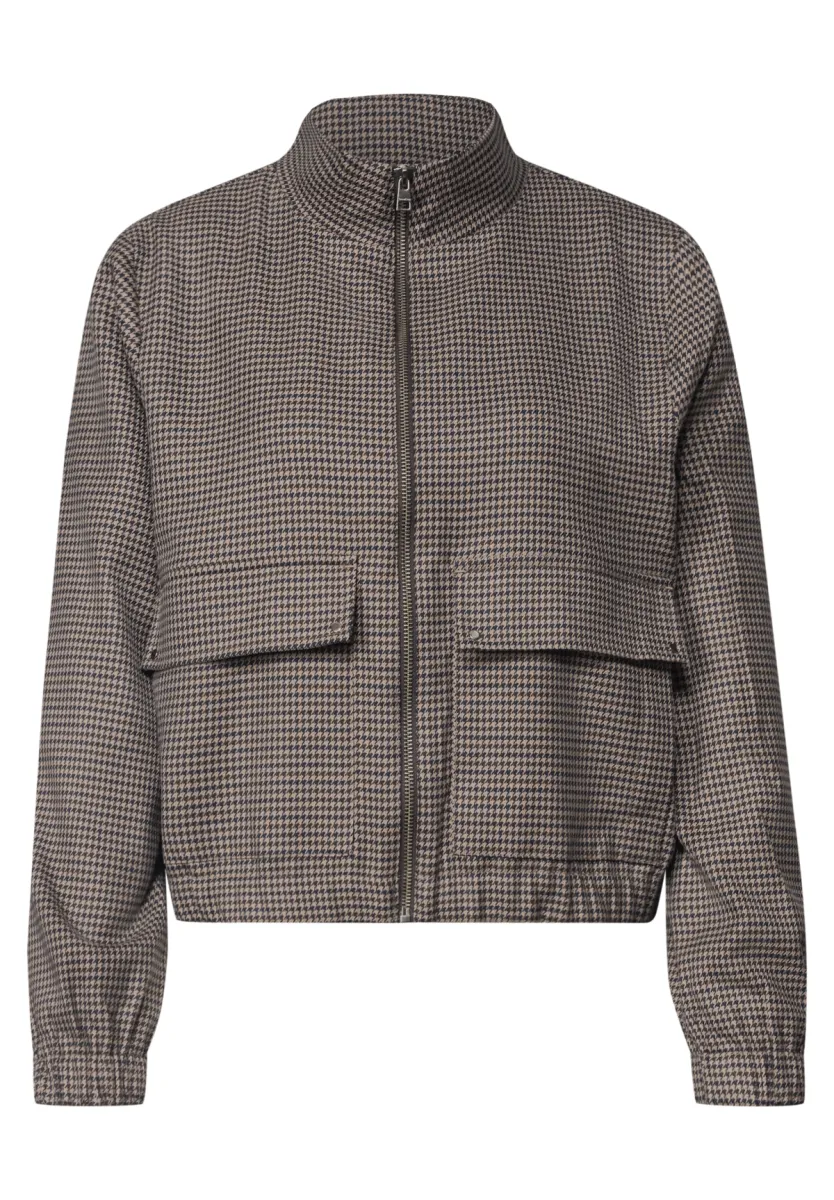 Street One Street One P_Zip Jacket Houndstooth