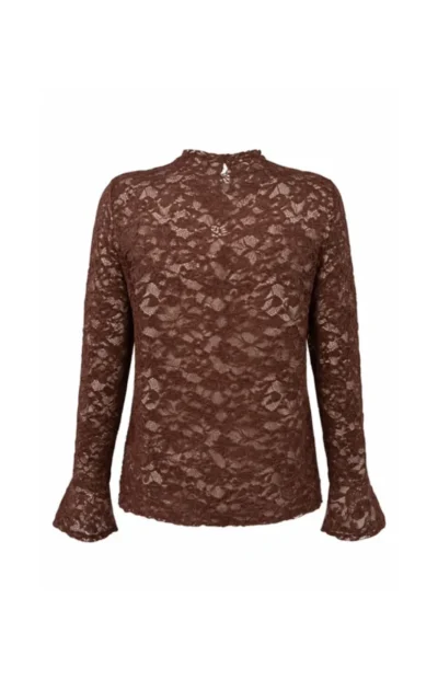 Tramontana Tramontana Velvet Stretch Lace Top