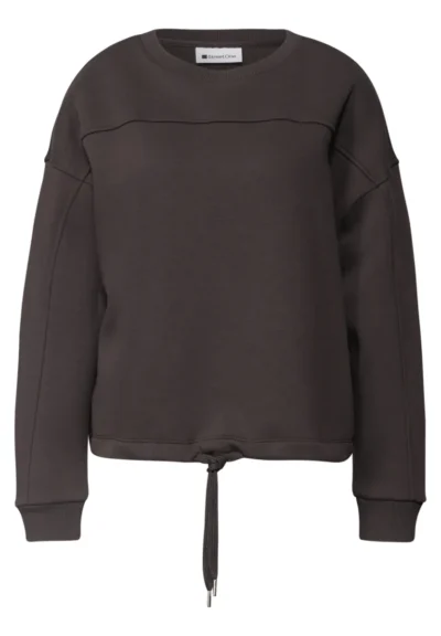 Street One Street Crewneck w. Dividing Seam