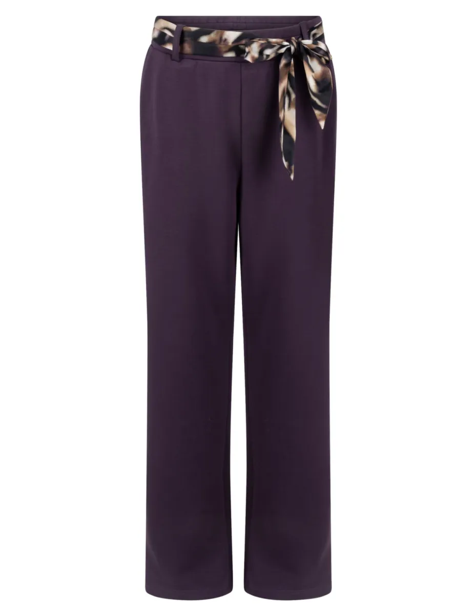 Tramontana Tramontana Wide-Leg Trousers Scarf