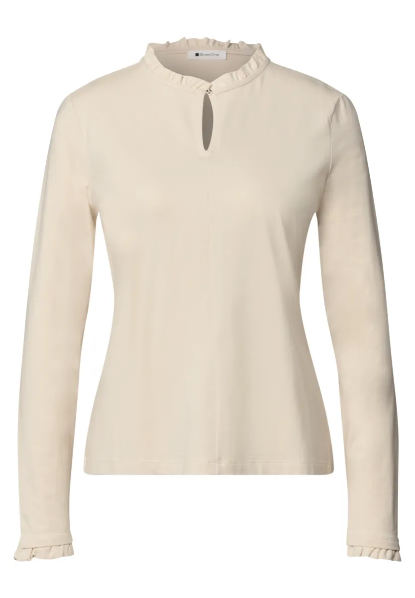 Street One Street LTD QR frill neck basic shirt