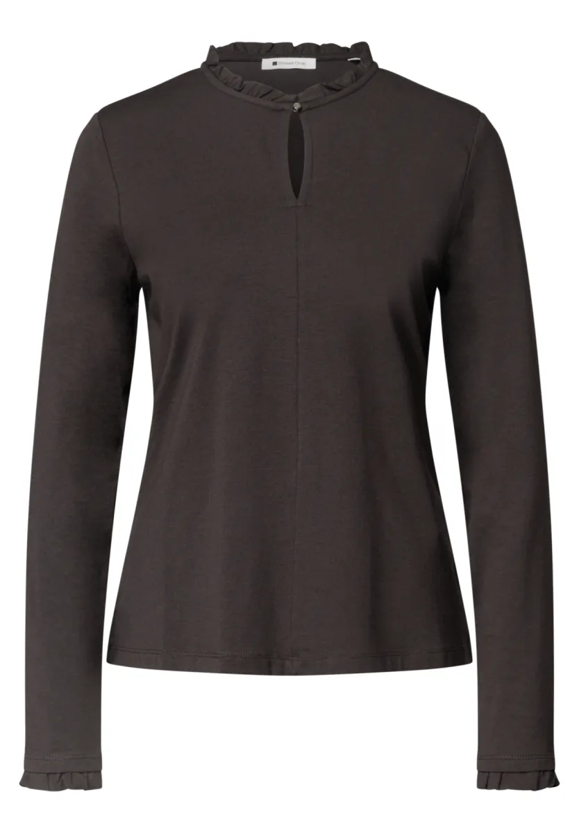 Street One Street LTD QR frill neck basic shirt