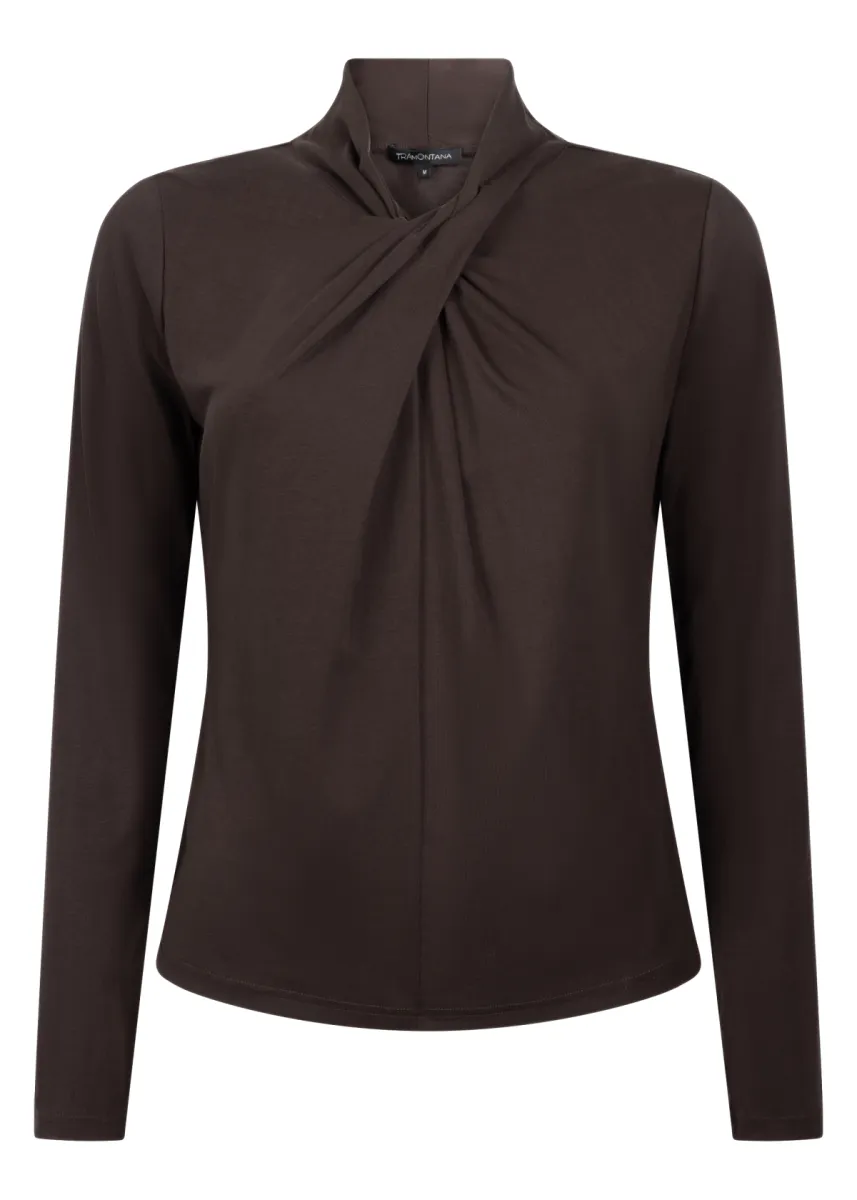 Tramontana Tramontana Twisted-Neck Top