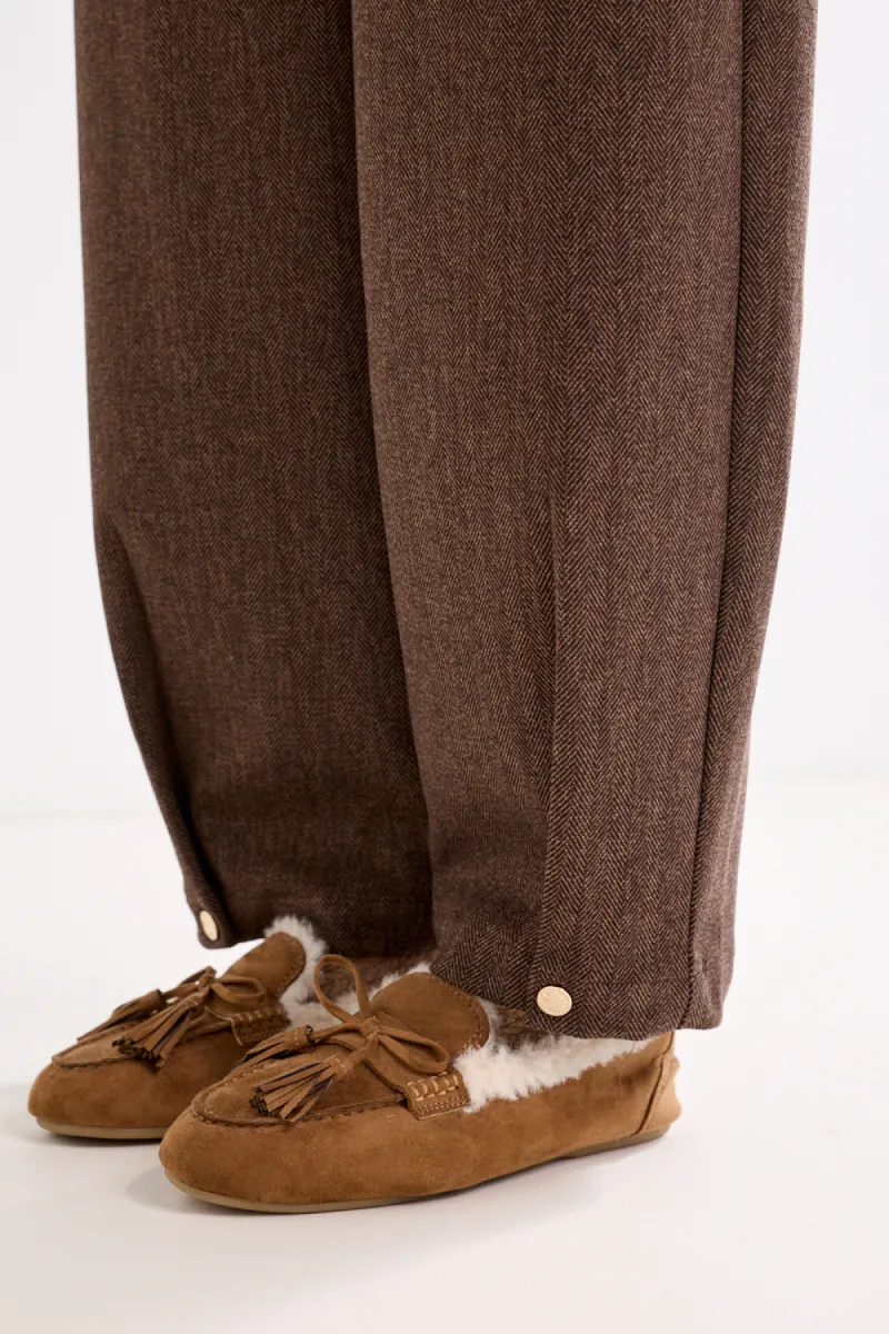 Tramontana Barrel-Fit Tweed Trousers 3 Tramontana Tramontana Barrel-Fit Tweed Trousers