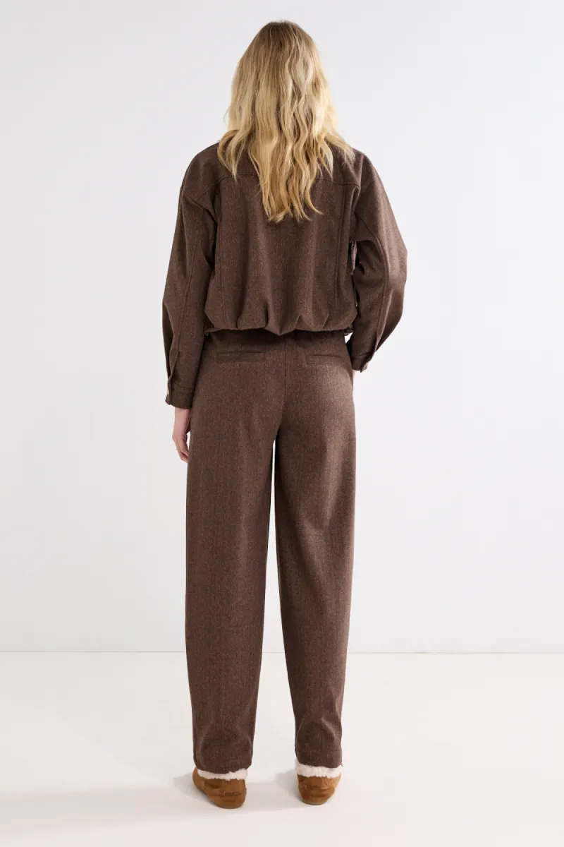 Tramontana Barrel-Fit Tweed Trousers 4 Tramontana Tramontana Barrel-Fit Tweed Trousers
