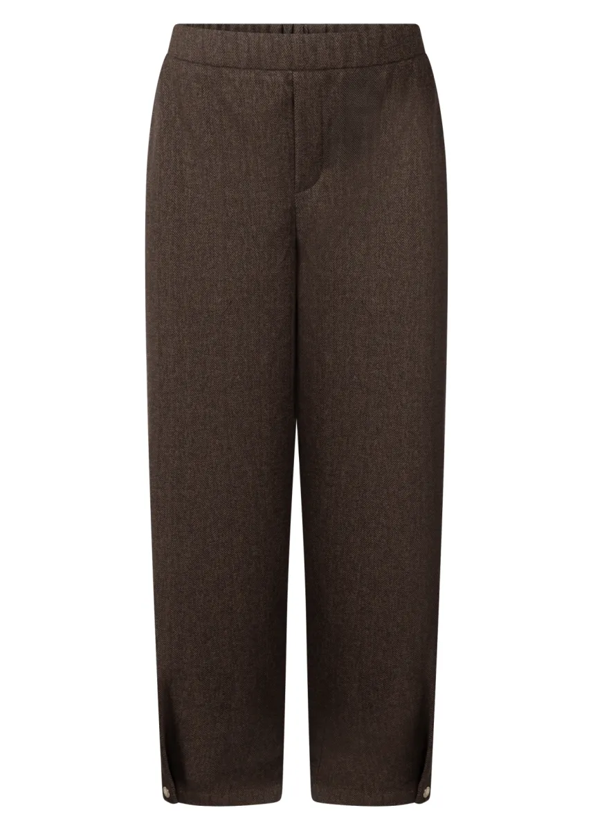 Tramontana Tramontana Barrel-Fit Tweed Trousers